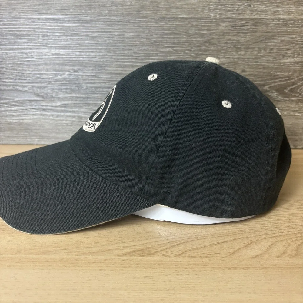 Klingspor Hat Cap Strap Back Black  Embroidered Adjustable Mens